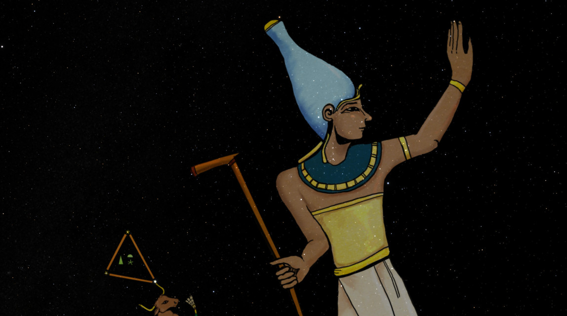 Egyptian sky culture artwork in Nightshade